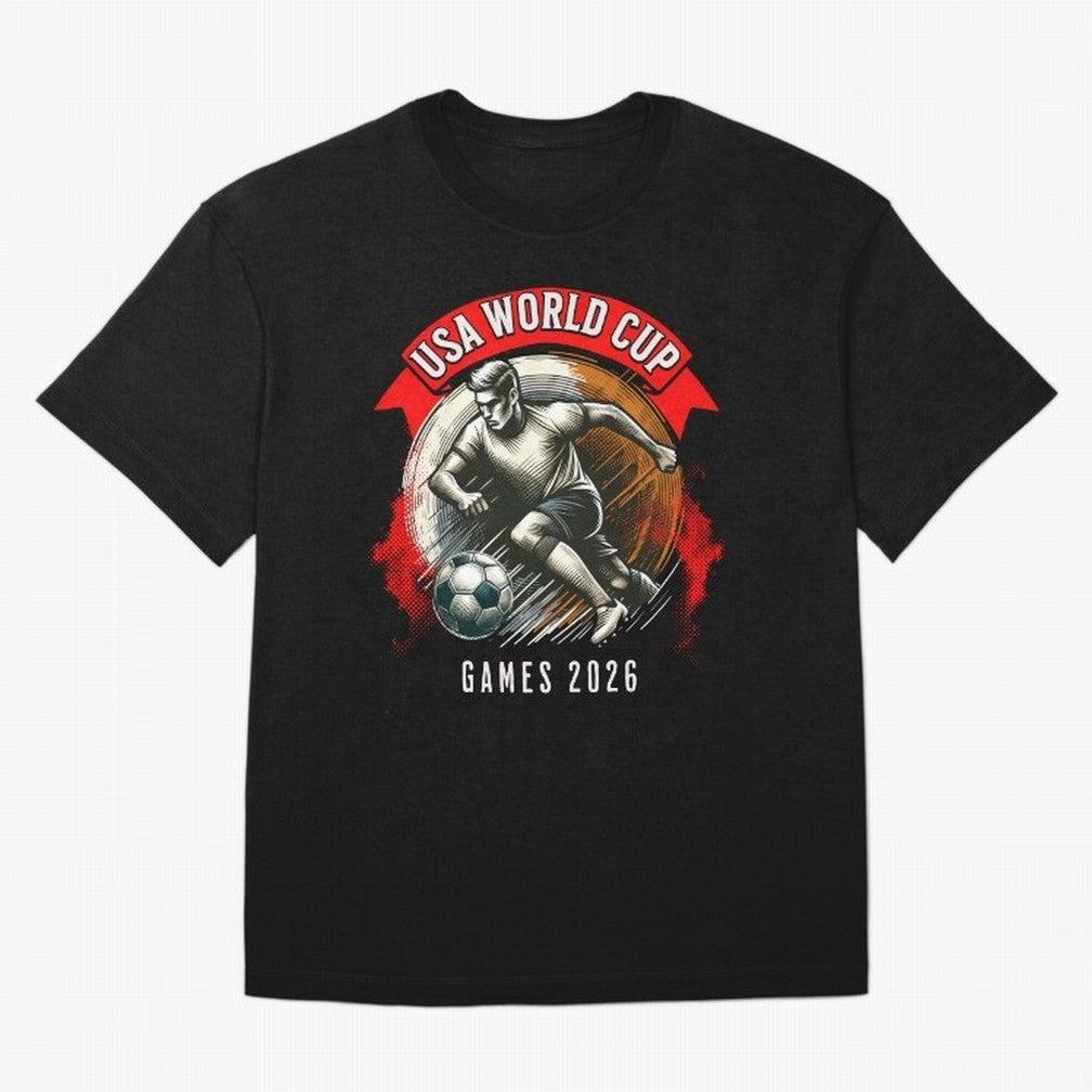 USA World Cup Classic T-Shirt Show Up for the Glory of FIFA World Cup 2026 USA Canada Mexico Driven by Cristiano Ronaldo, Haaland and CR7, Spain Energy, Global Supporter Spirit, Legendary Goals, National Colors and Tournament Celebration; Perfect