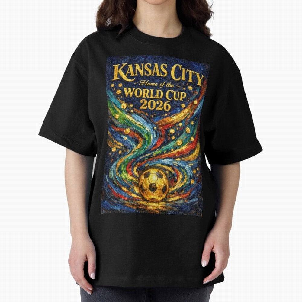 Kansas City Home of the World Cup 2026 Soccer Fan ¡ª Moody Jewel Art Print Classic T-Shirt Bring Global Tournament Vibes to FIFA World Cup 2026 USA Canada Mexico Filled with Messi, Neymar and Mbappe, Spain Energy, Vintage Soccer Flavor, Modern