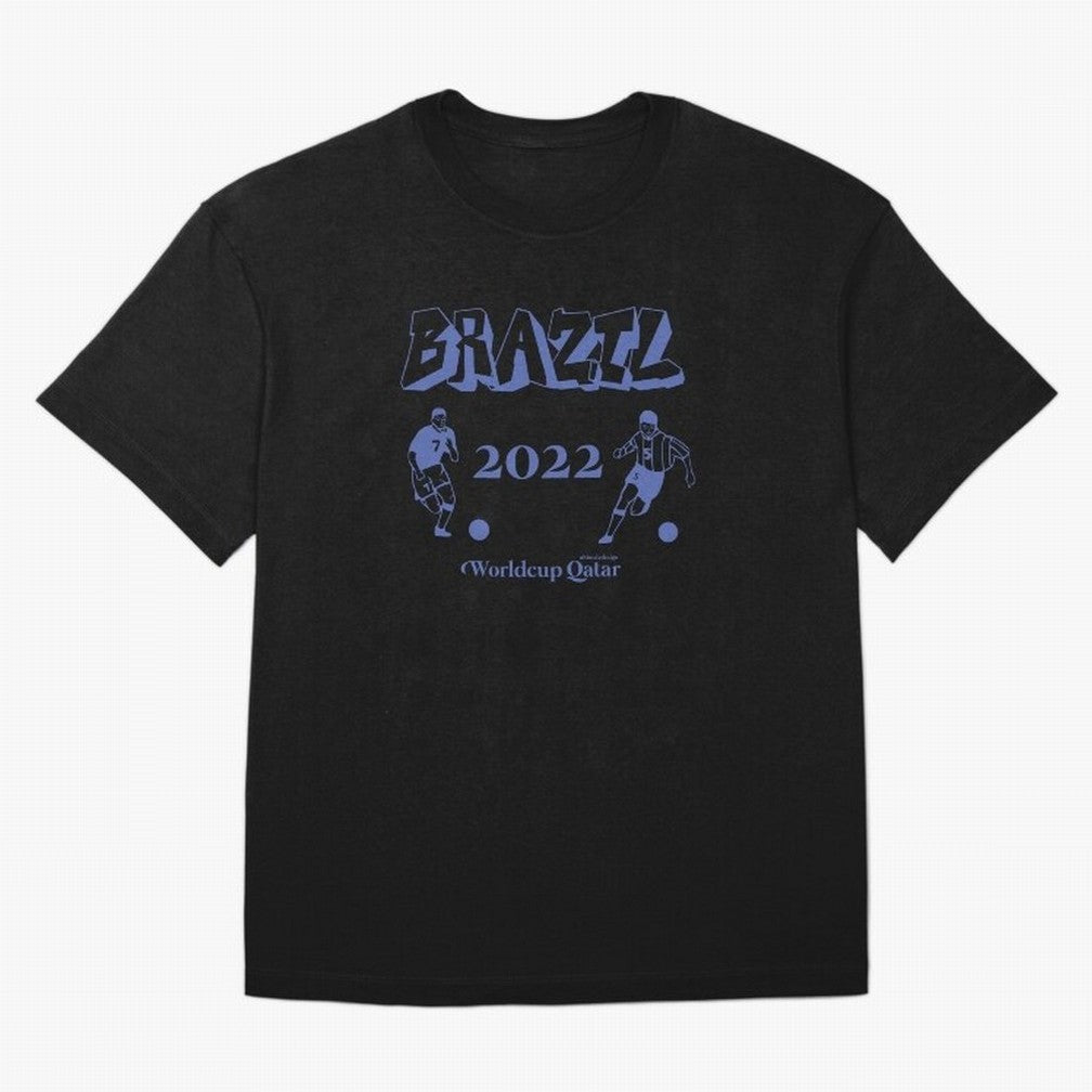 BRAZIL IN QATAR WORLDCUP 2022 Classic T-Shirt Feel the Trophy Chase of FIFA World Cup 2026 Group Stage for Fans of Messi and Spain and Netherlands, Bringing Soccer Culture, Superstar Moments, National Team Dreams and Competitive Fire; Made for