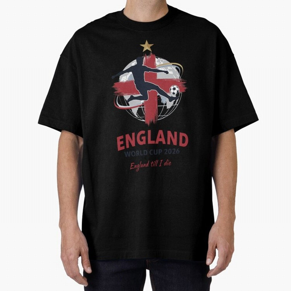 England - World Cup 2026 Fan Art Classic T-Shirt Represent Fans Who Live for FIFA World Cup 2026 Group Stage Spirit, Celebrating England and Germany, Messi, Football Festival Excitement, Trophy Ambitions, Country Rivalries and Star Player Buzz;