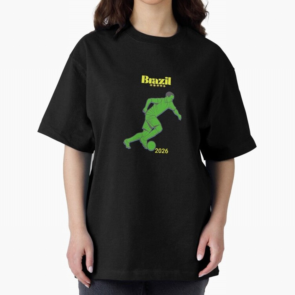 Brazil Soccer Classic T-Shirt Stand Proud for FIFA World Cup 2026 Inspired by Cristiano Ronaldo, Argentina, France and Brazil Energy, Goal Celebration Energy, Supporter Heritage, Football Icons and Worldwide Tournament Joy; Perfect for Supporters