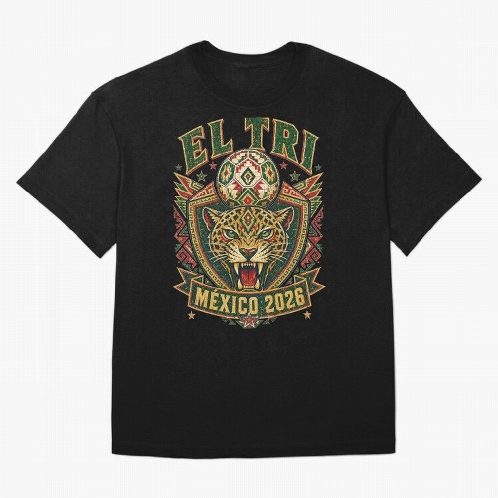 El Tri M¨¦xico 2026 World Cup Soccer T-Shirt Classic T-Shirt Bring Global Tournament Vibes to FIFA World Cup 2026 Group Stage for Fans of Neymar, Haaland and Cristiano Ronaldo and Spain, Bringing Global Supporter Spirit, Legendary Goals, National