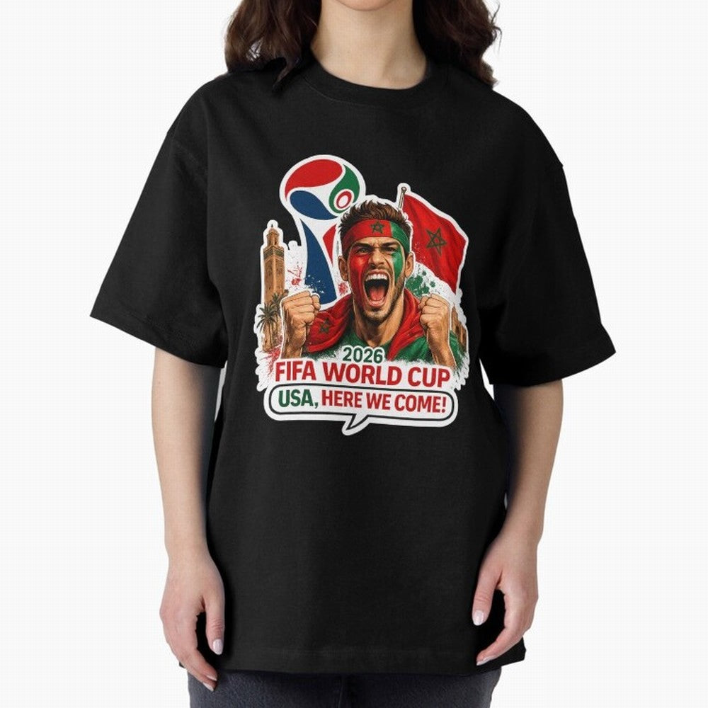 Morocco 2026 World Cup Fan Classic T-Shirt Enjoy the Biggest Football Party of FIFA World Cup 2026 Celebrating Haaland and Mbappe, Portugal Energy, Football Festival Excitement, Trophy Ambitions, Country Rivalries and Star Player Buzz; Created for