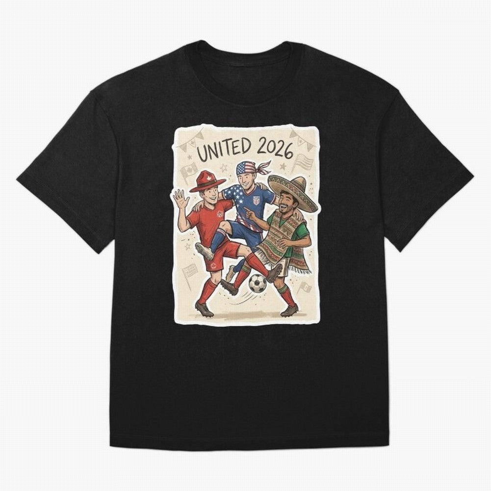 USA Canada Mexico Football Fans Classic T-Shirt Bring Supporter Culture to FIFA World Cup 2026 Spirit, Inspired by England, Messi, Neymar and Mbappe, Supporter Pride, Iconic Celebrations, Legendary Names and Global Match Day Energy; Perfect for