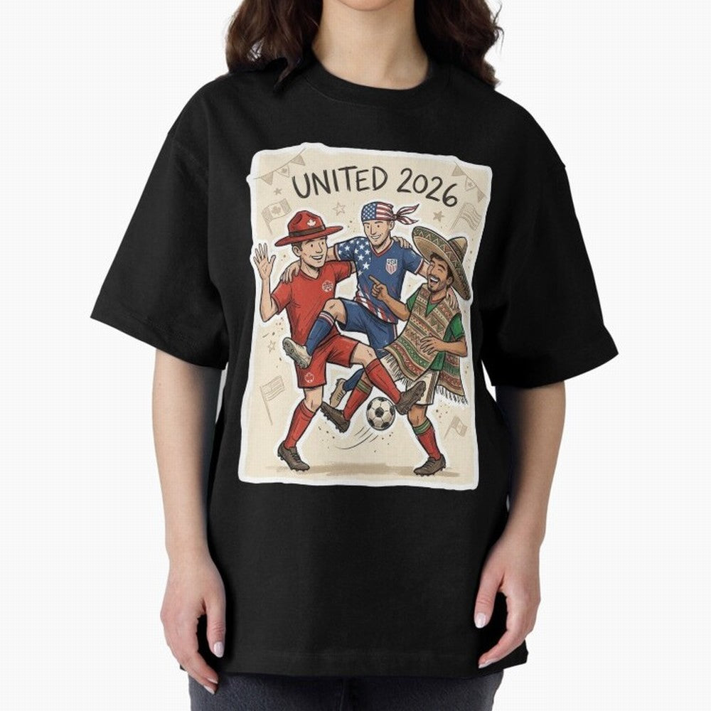 USA Canada Mexico Football Fans Classic T-Shirt Bring Supporter Culture to FIFA World Cup 2026 Spirit, Inspired by England, Messi, Neymar and Mbappe, Supporter Pride, Iconic Celebrations, Legendary Names and Global Match Day Energy; Perfect for