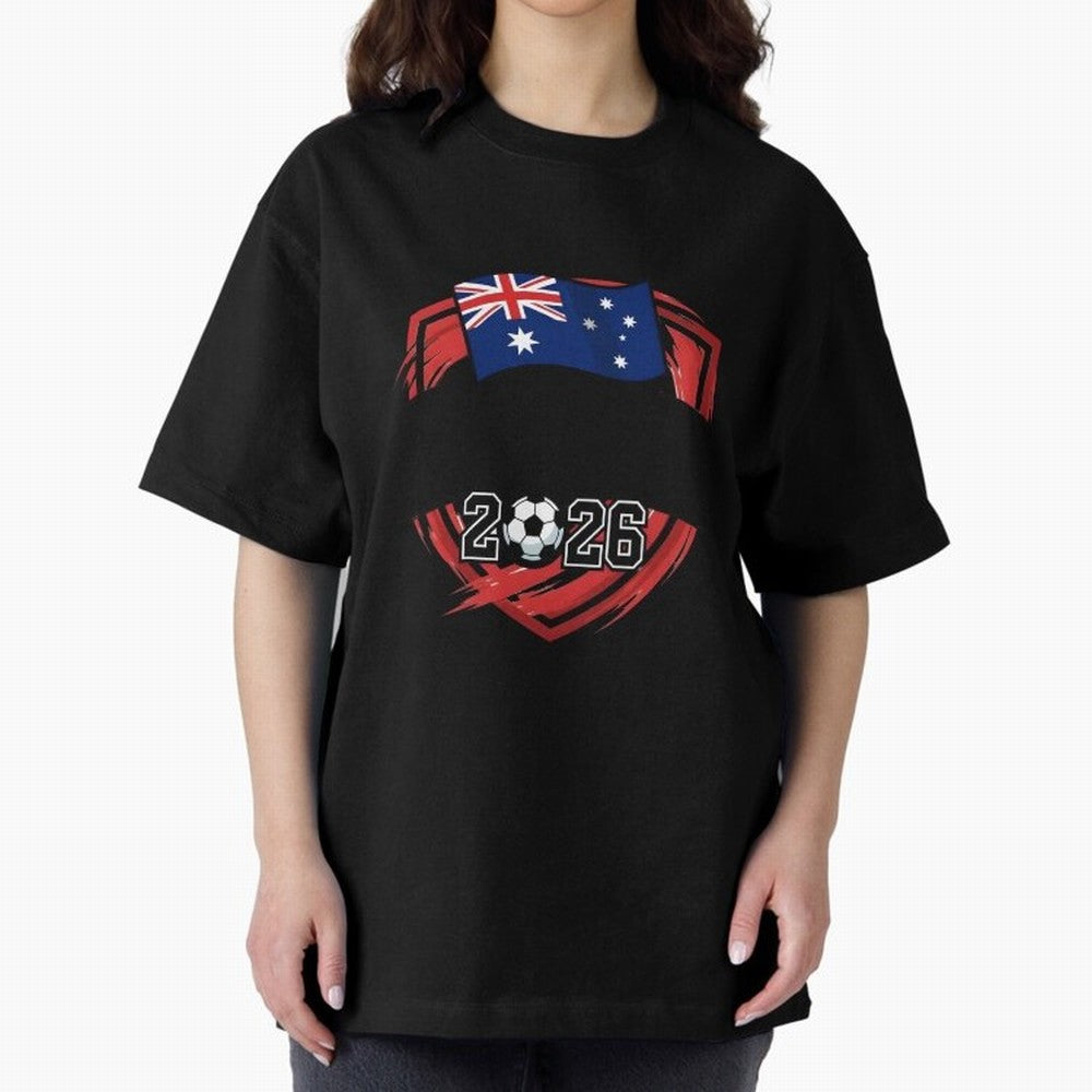 AUSTRALIA World Cup 2026 Poster ¨C AUSTRALIA Football Classic T-Shirt Celebrate the Next Chapter of FIFA World Cup 2026 Spirit, Made for Brazil, Portugal and Argentina, Messi, Neymar and Mbappe, Football Passion, Legendary Performances, Festival