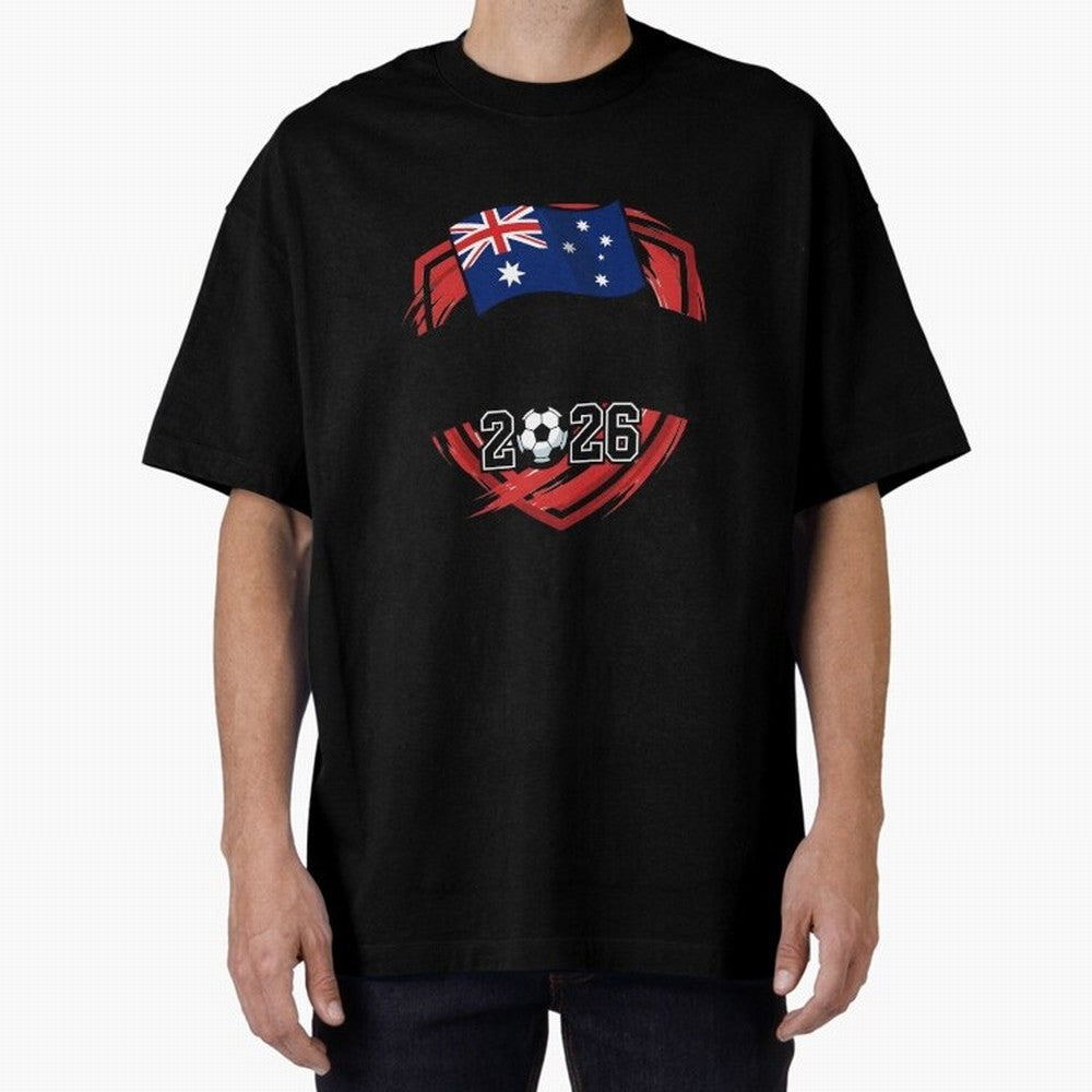 AUSTRALIA World Cup 2026 Poster ¨C AUSTRALIA Football Classic T-Shirt Celebrate the Next Chapter of FIFA World Cup 2026 Spirit, Made for Brazil, Portugal and Argentina, Messi, Neymar and Mbappe, Football Passion, Legendary Performances, Festival