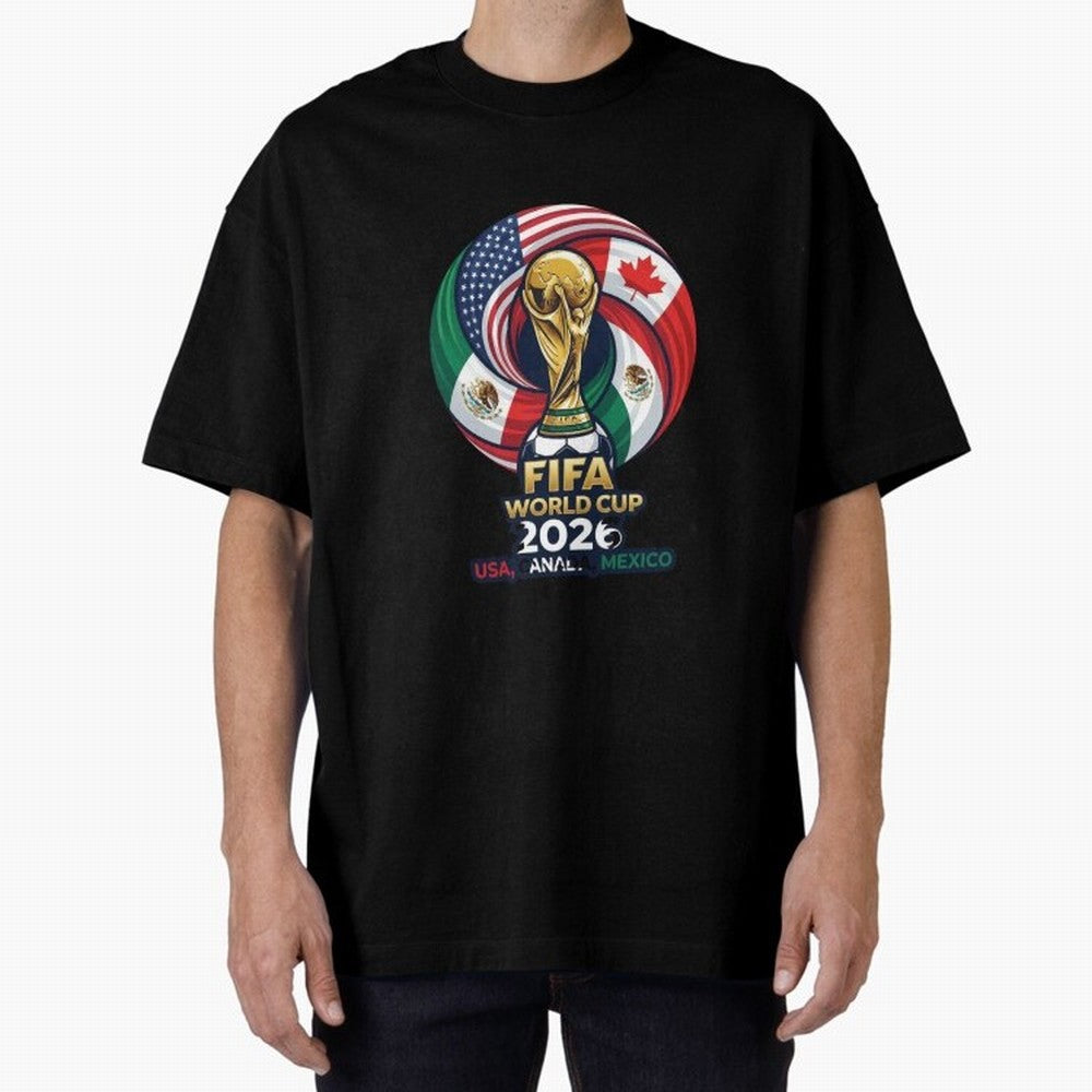Glossy Host Nations Trophy Shield Classic T-Shirt Celebrate Fan Favorites in FIFA World Cup 2026 USA Canada Mexico Spirit, Capturing France and Portugal, Messi, Neymar and Mbappe, Supporter Pride, Iconic Celebrations, Legendary Names and Global