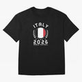 World Cup 2026 Italy Football Fan Italian Supporter T-Shirt_88563599 Classic T-Shirt Build FIFA World Cup 2026 USA Canada Mexico for Fans of Neymar, Haaland and Cristiano Ronaldo and Portugal, Spain and Germany, Bringing Championship Spirit, Famous