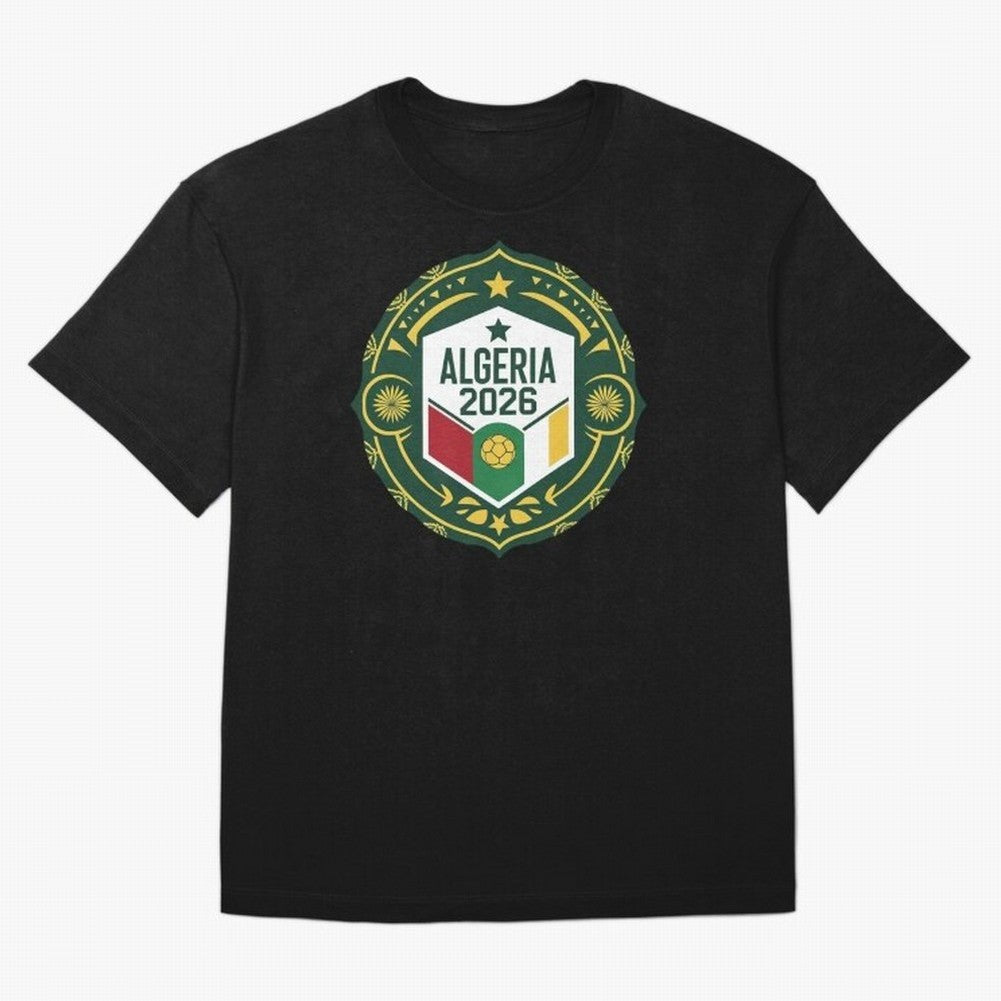 Algeria Worldcup 2026 Classic T-Shirt Join Supporters Worldwide for Global Football Passion for FIFA World Cup 2026, Connected to Mbappe and Neymar, Spain and Netherlands, Sports Nostalgia, International Competition, Famous Players and