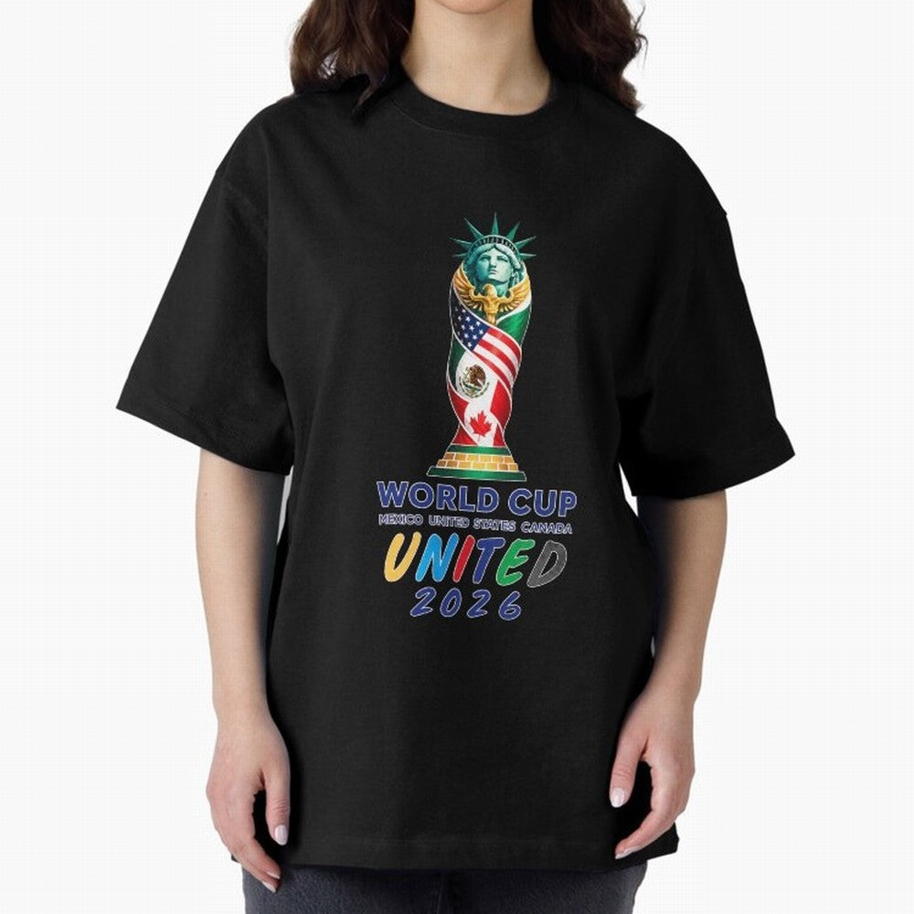 World Cup United 2026 Mexico USA Canada Soccer Design Classic T-Shirt Celebrate Football Dreams Across FIFA World Cup 2026 Spirit, Made for Argentina, Neymar, Tournament Hype, Historic Matchups, Family Viewing Parties and Global Sports Pride; Great