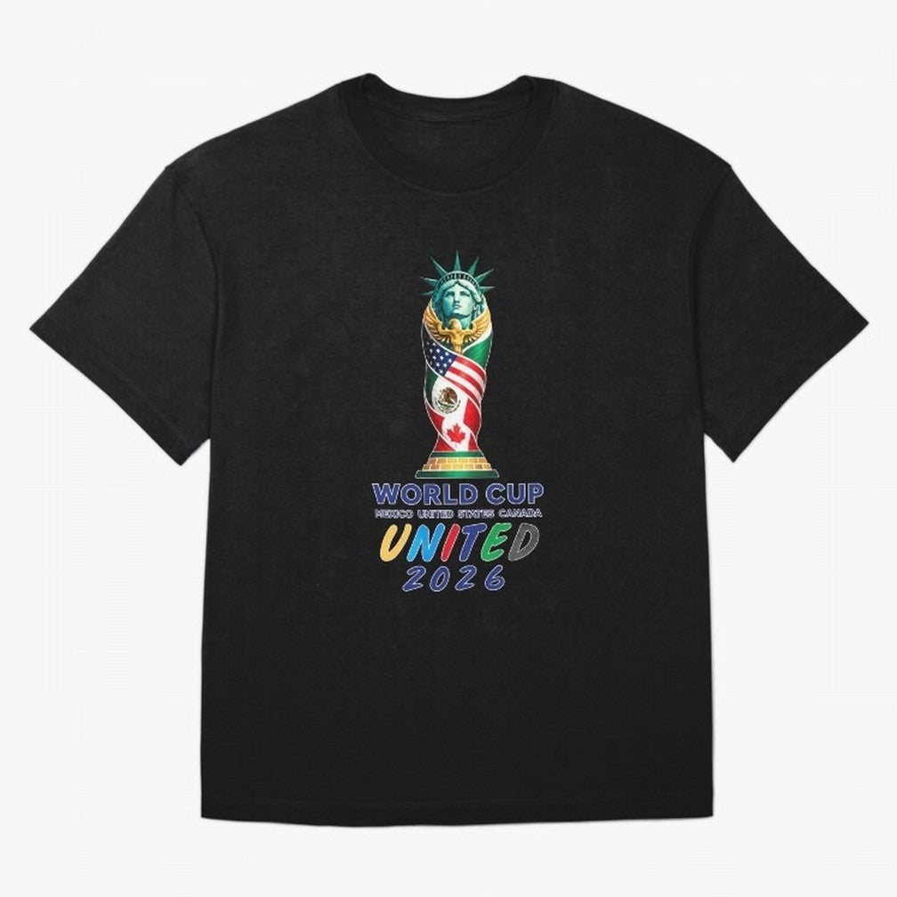 World Cup United 2026 Mexico USA Canada Soccer Design Classic T-Shirt Celebrate Football Dreams Across FIFA World Cup 2026 Spirit, Made for Argentina, Neymar, Tournament Hype, Historic Matchups, Family Viewing Parties and Global Sports Pride; Great