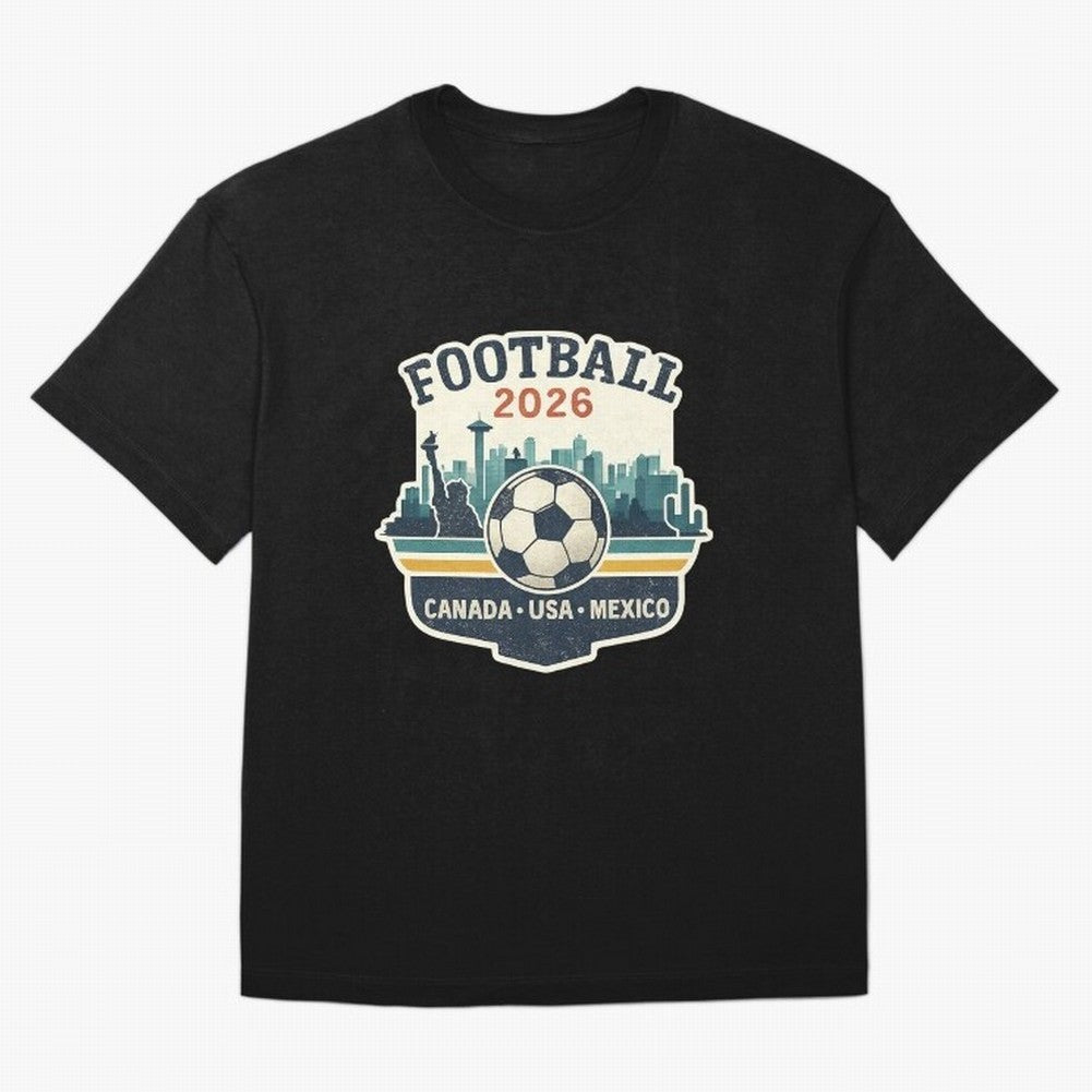 Football 2026 ¨C One World One Goal Classic T-Shirt Represent Fans Who Live for FIFA World Cup 2026 Group Stage Spirit, with Portugal, Spain and Germany, Neymar, Stadium Chants, National Pride, Trophy Dreams and Unforgettable Football Memories;
