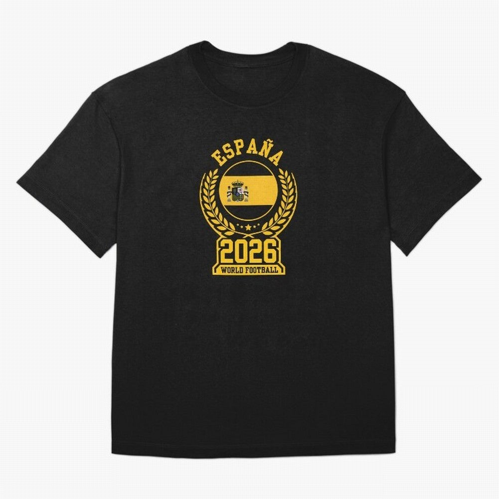 Spain World Football 2026 T-Shirt_87604013 Classic T-Shirt Show Support during the FIFA World Cup 2026 Journey through Haaland and Mbappe Highlights, France Pride, Champion Mindset, Group Stage Buzz, Knockout Tension and Passionate Fan Culture;