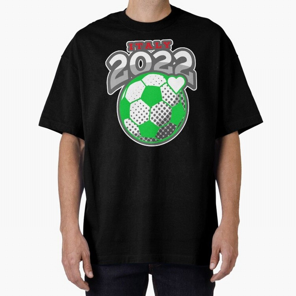 Italy Futbol Design 2022 Classic T-Shirt Fuel Your Fan Pride for FIFA World Cup 2026 Group Stage for Fans of Neymar, Haaland and Cristiano Ronaldo and Argentina, France and Brazil, Bringing Match Day Excitement, Supporter Culture, Golden Goals and