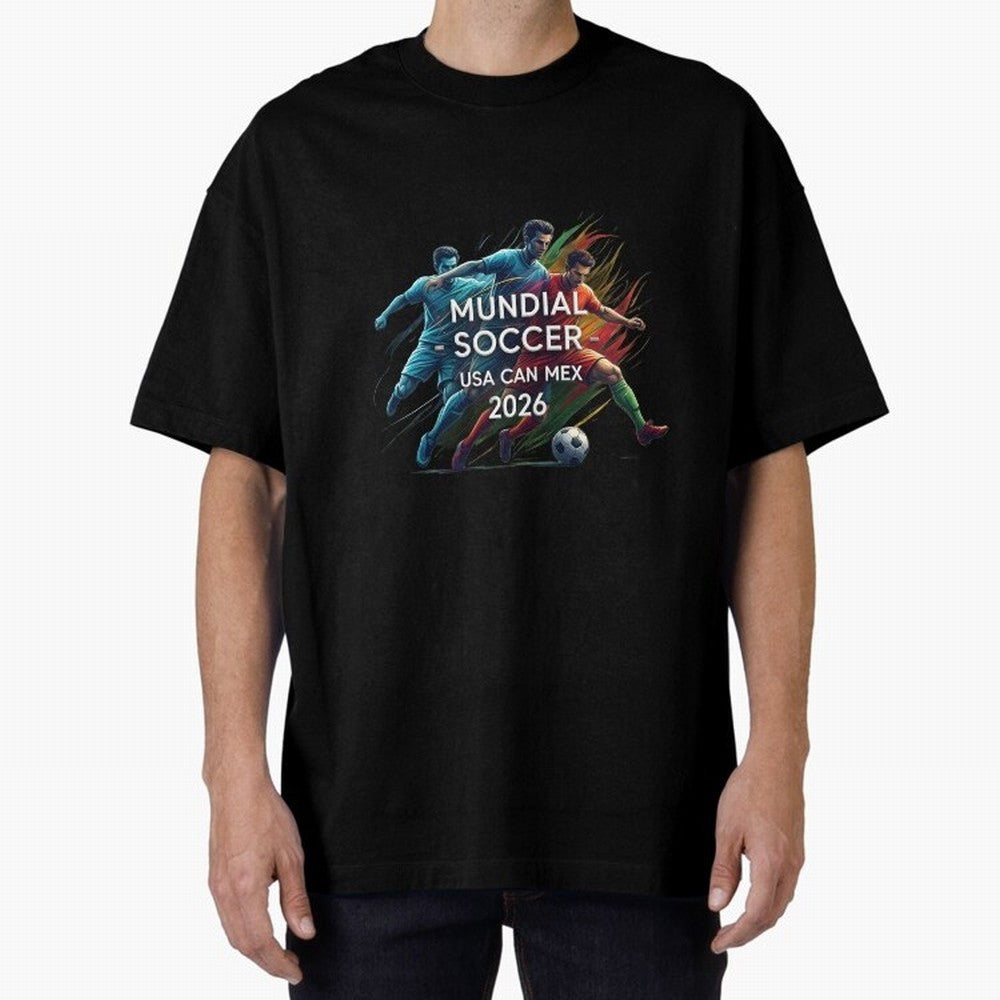 Mundial Soccer 2026 Classic T-Shirt Back the Journey through FIFA World Cup 2026 USA Canada Mexico for Fans of Neymar, Haaland and Cristiano Ronaldo and Argentina and Brazil, Bringing Football Festival Excitement, Trophy Ambitions, Country