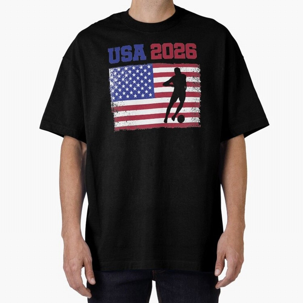 USA Soccer Fan 2026 United States American Flag Classic T-Shirt Bring Bold Fan Energy to Global Football Passion for FIFA World Cup 2026, Built around Mbappe and Neymar, Spain, Football Passion, Legendary Performances, Festival Vibes and Supporter