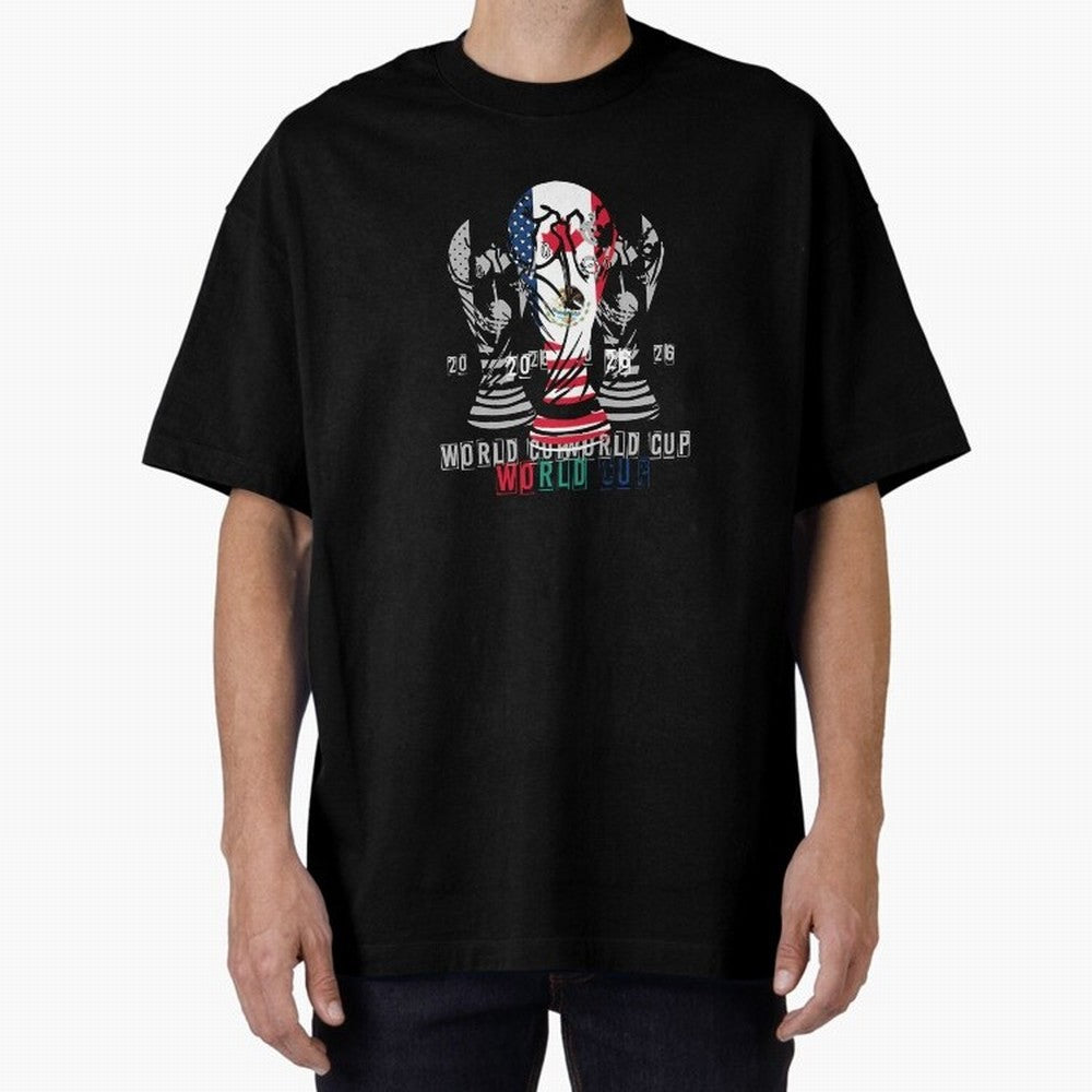 Fifa world cup 2026 USA - Mexico - canada T-Shirt_84601424 Classic T-Shirt Celebrate the Biggest Stage of FIFA World Cup 2026 Group Stage Built around Messi and Cristiano Ronaldo, Brazil Energy, Fan Favorite Moments, National Team Passion, Big