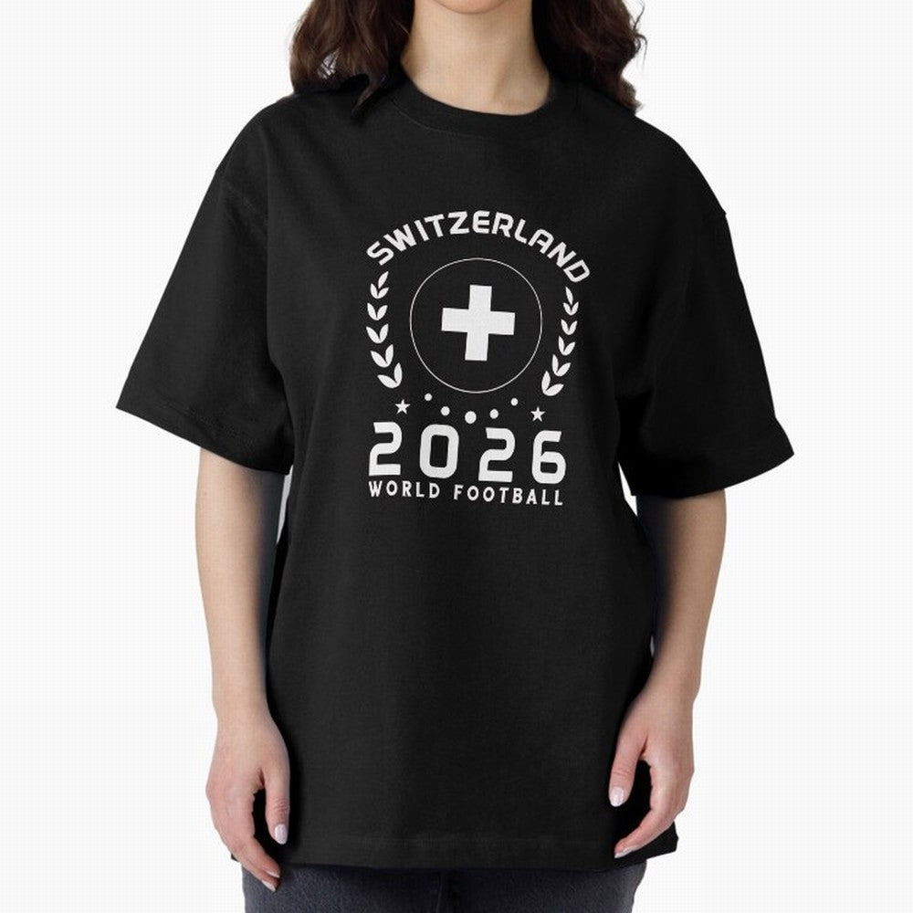 World Cup 2026 Switzerland Football Fan Swiss Supporter T-Shirt_85614346 Classic T-Shirt Bring Supporter Culture to Match Day Hype around FIFA World Cup 2026, CR7 and Messi, Germany, Worldwide Fan Energy, Dramatic Goals, Stadium Lights and