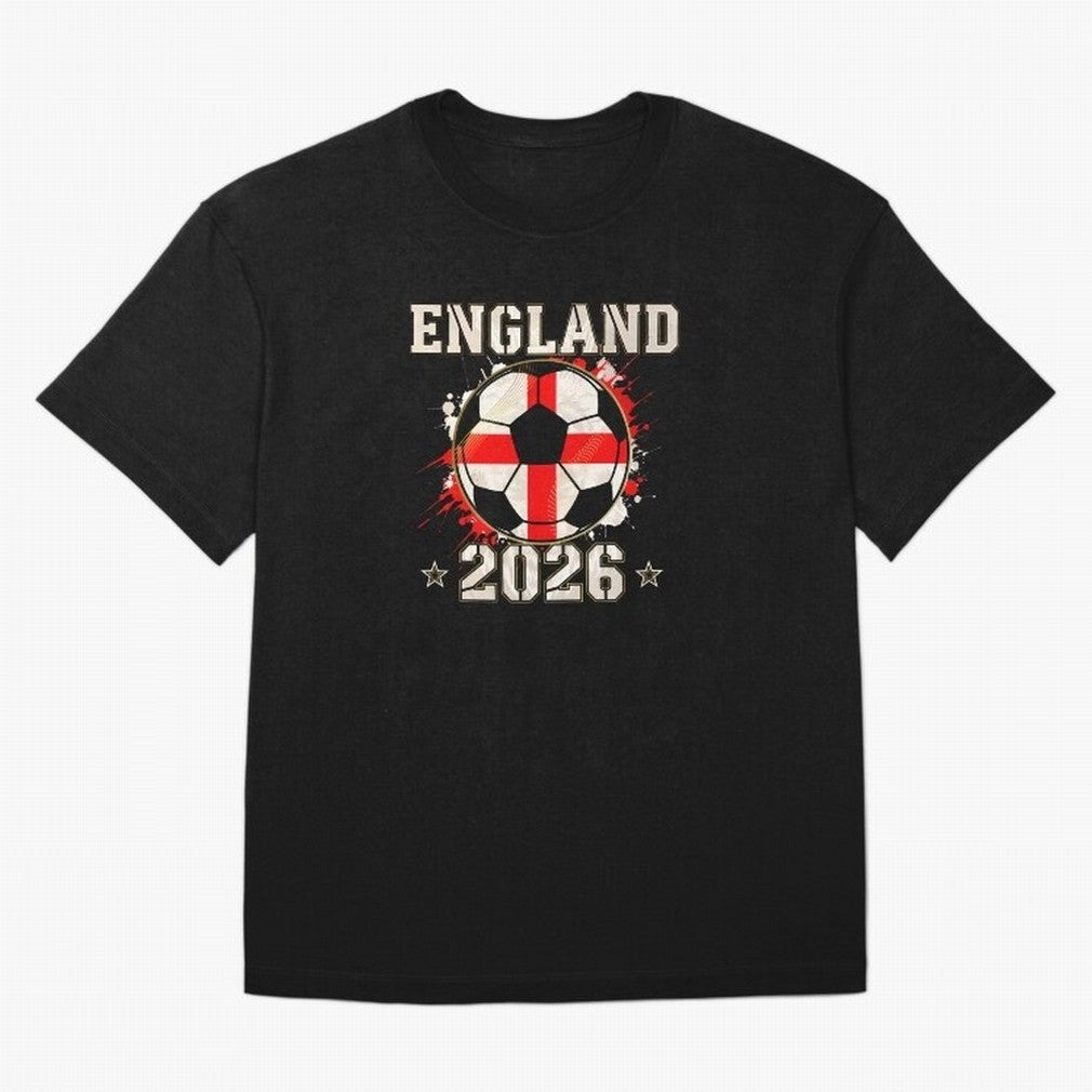 Front Print England Soccer World Cup 2026 - English Fan Gift T-Shirt_84562392 Classic T-Shirt Bring World Football Passion into the FIFA World Cup 2026 Journey through Cristiano Ronaldo Highlights, England and Germany Pride, Stadium Memories,