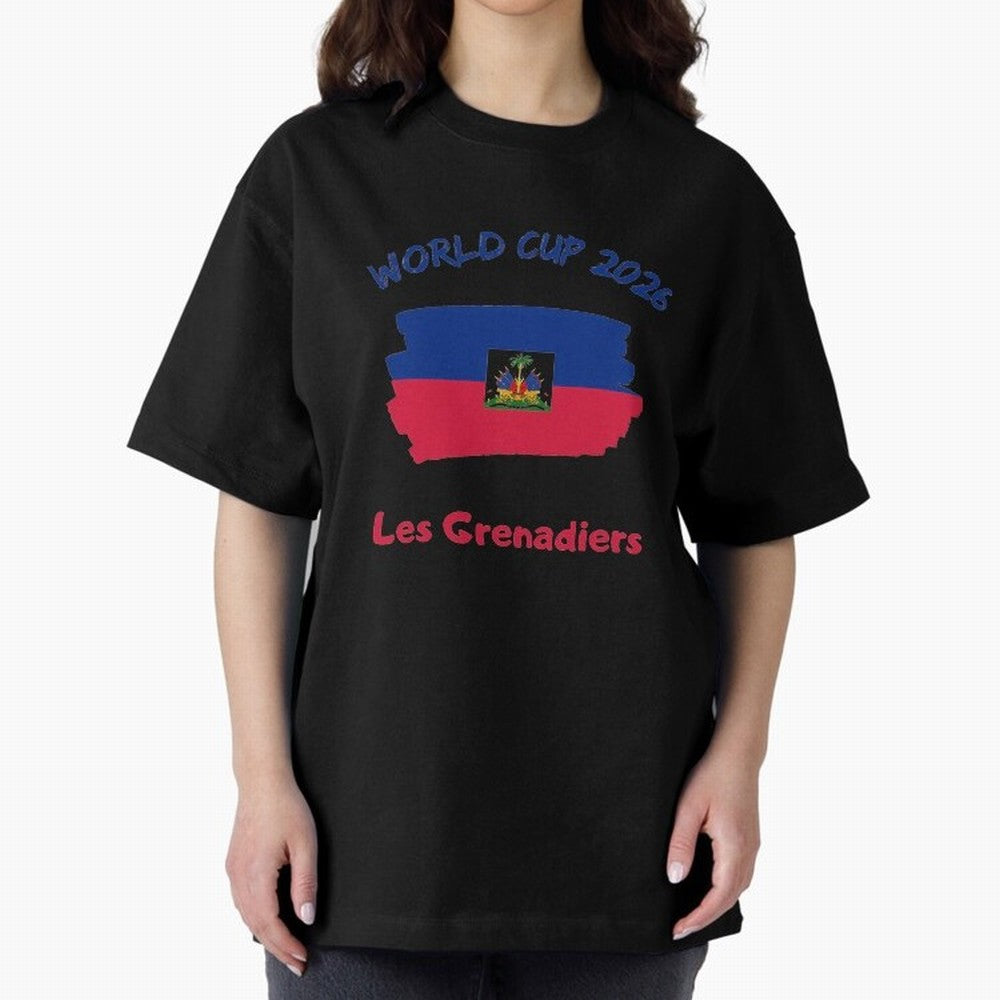 Haiti Football Fan Haitian Soccer Supporter National Team Pride Caribbean 2026 T-Shirt_90544900 Classic T-Shirt Build Match Day Hype around FIFA World Cup 2026, Mbappe and Neymar, Spain, Game Day Rituals, Football Legends, Country Pride and the