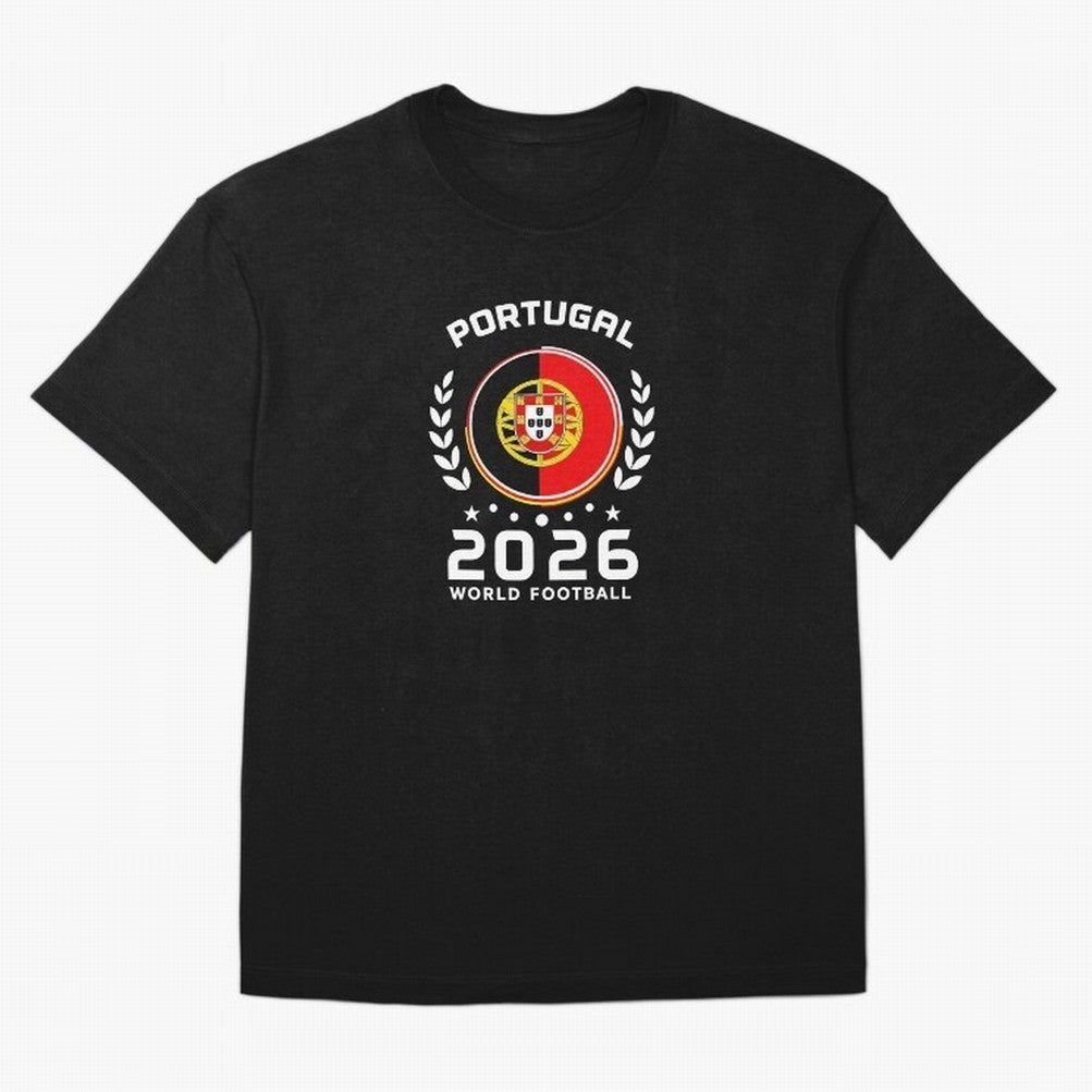 Portugal 2026 World Football Soccer Fan Design T-Shirt_87038236 Classic T-Shirt Make Every Match About FIFA World Cup 2026 USA Canada Mexico for Fans of Messi, Neymar and Mbappe and Spain, Bringing Football History, Final Match Energy, Crowd Noise