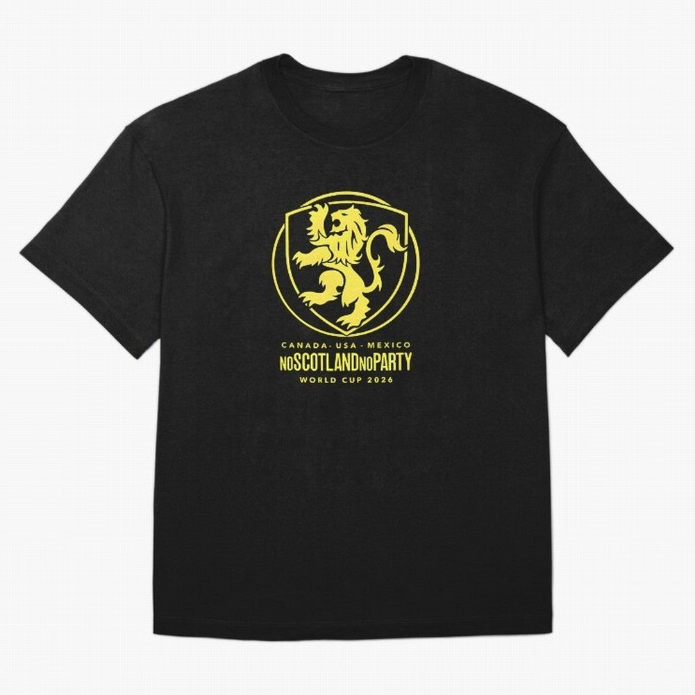 Scotland World Cup 2026 No Scotland No Party T-Shirt_83987455 Classic T-Shirt Spotlight Match Day Hype around FIFA World Cup 2026 Group Stage, CR7 and Messi, Portugal, Spain and Germany, Goal Celebration Energy, Supporter Heritage, Football Icons