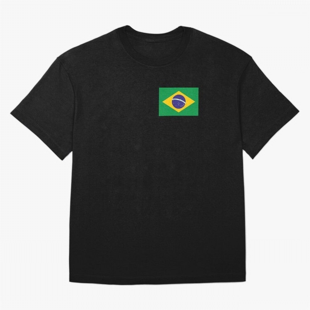 Brazil Flag Classic T-Shirt Keep Football History Alive during the FIFA World Cup 2026 USA Canada Mexico Journey through Messi and Cristiano Ronaldo Highlights, Portugal, Spain and Germany Pride, Championship Spirit, Famous Goals, Roaring Crowds