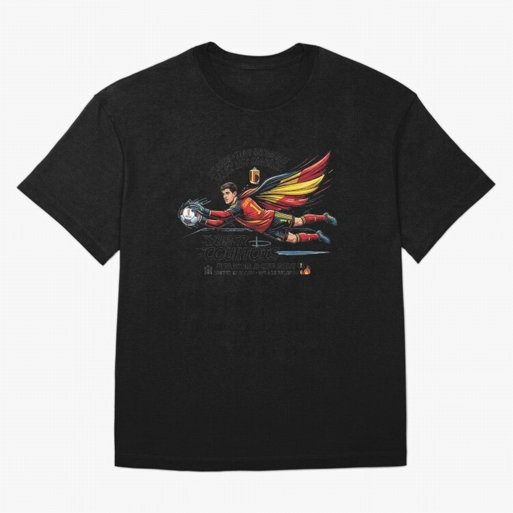 Thibaut Courtois Fan Art Classic T-Shirt Represent the Passion of FIFA World Cup 2026 Centered on Cristiano Ronaldo, England and Germany Energy, Champion Mindset, Group Stage Buzz, Knockout Tension and Passionate Fan Culture; Made for Die Hard
