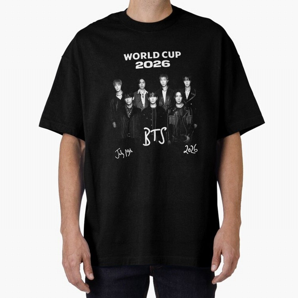 BTS World Cup 2026 Special Edition - OT7 Team Photo Classic T-Shirt Honor Football Greatness during FIFA World Cup 2026 with Cristiano Ronaldo, Haaland and CR7, Brazil Energy, Football History, Final Match Energy, Crowd Noise and Once in a Lifetime