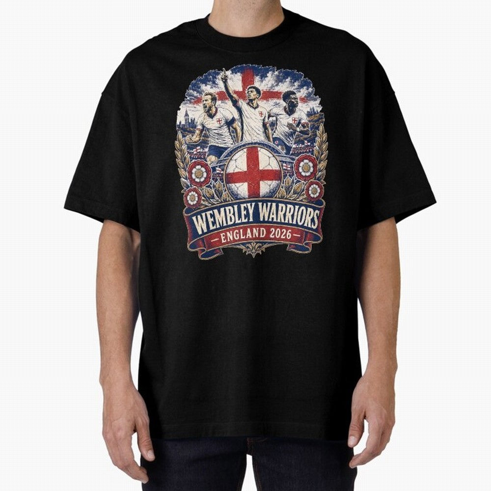 Wembley Warriors Classic T-Shirt Celebrate Classic Football Spirit in Global Football Passion for FIFA World Cup 2026 USA Canada Mexico, Connected to Cristiano Ronaldo, Haaland and CR7, Spain and Netherlands, Soccer Culture, Superstar Moments,