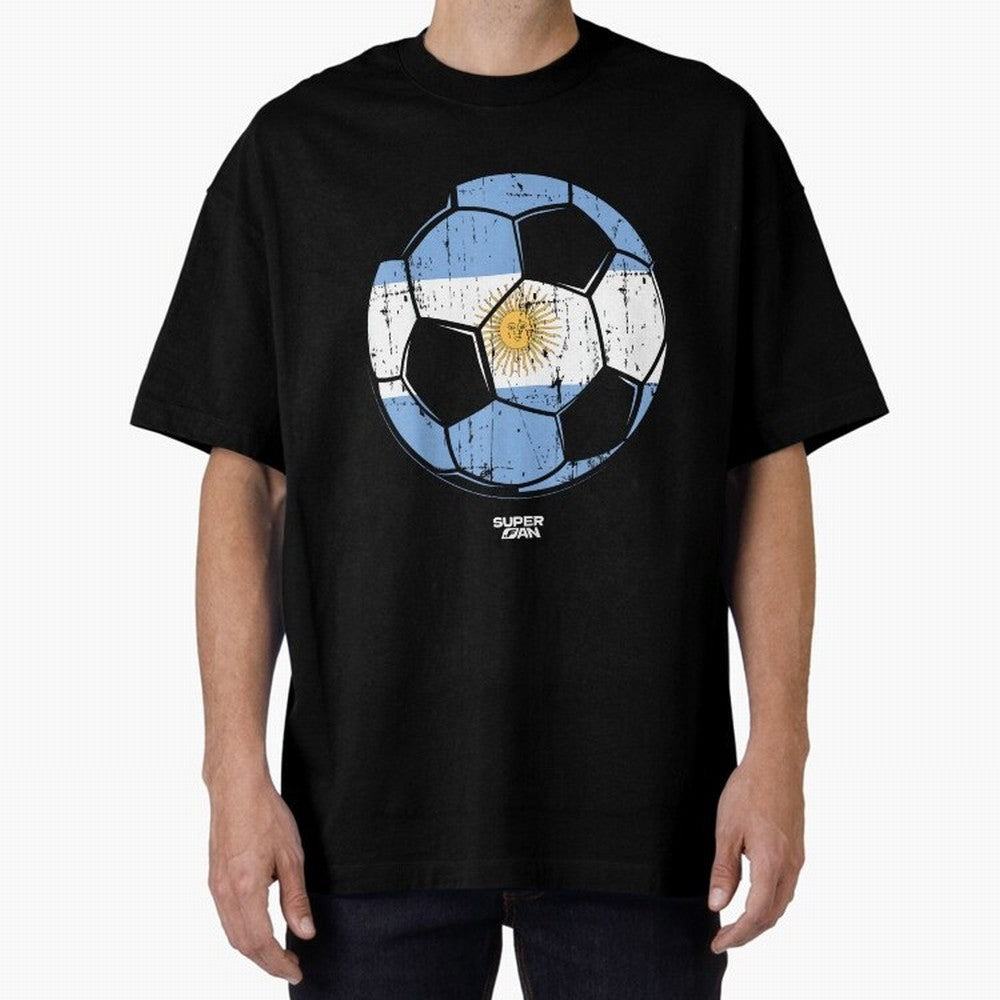 Argentinian Soccer Fan World Cup 2026 Classic T-Shirt Make Every Kick Count in Match Day Hype around FIFA World Cup 2026 Group Stage, Cristiano Ronaldo, Haaland and CR7, Argentina, Worldwide Fan Energy, Dramatic Goals, Stadium Lights and