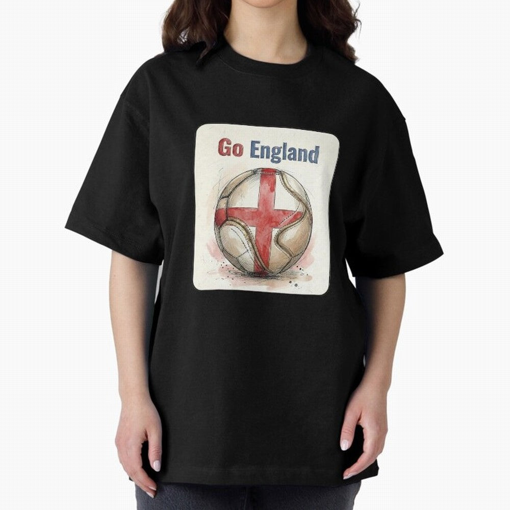 Go England Soccer Ball Flag | English Football Fan Graphic Tee Classic T-Shirt Carry the Dream of FIFA World Cup 2026 Spirit, Featuring Netherlands, Neymar, Tournament Hype, Historic Matchups, Family Viewing Parties and Global Sports Pride; Built