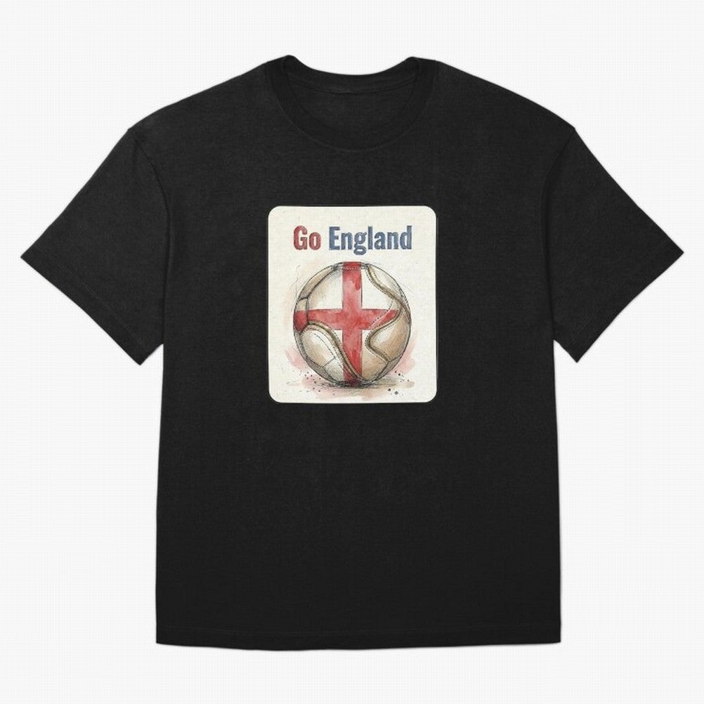 Go England Soccer Ball Flag | English Football Fan Graphic Tee Classic T-Shirt Carry the Dream of FIFA World Cup 2026 Spirit, Featuring Netherlands, Neymar, Tournament Hype, Historic Matchups, Family Viewing Parties and Global Sports Pride; Built