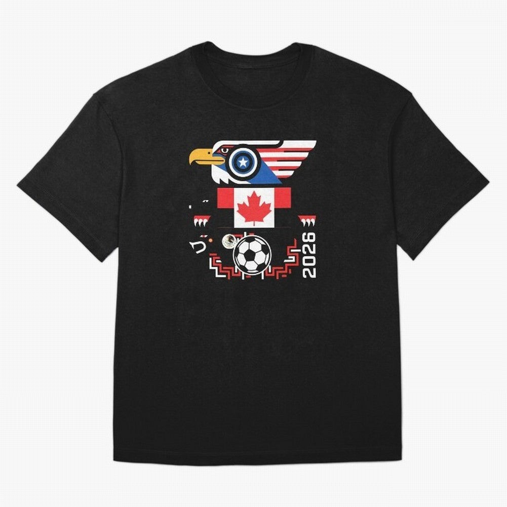 North America Spirit Cup 2026 T-Shirt_82734510 Classic T-Shirt Support Iconic Players in the FIFA World Cup 2026 Group Stage Journey through Neymar, Haaland and Cristiano Ronaldo Highlights, Netherlands Pride, Global Supporter Spirit, Legendary