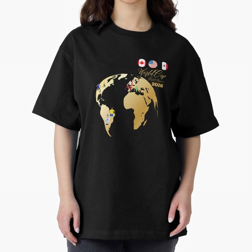 World Cup 2026 T-Shirt_70890629 Classic T-Shirt Get Ready for Global Football Passion for FIFA World Cup 2026 USA Canada Mexico, Celebrating Neymar, Spain, Football Passion, Legendary Performances, Festival Vibes and Supporter Community; Great for