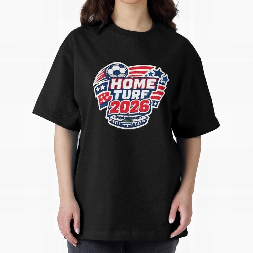 USA FIFA WORLD CUP 2026 ¨C Home Turf Soccer Style Classic T-Shirt Celebrate the Next Chapter of FIFA World Cup 2026 Group Stage Connected to Messi, CR7 and Mbappe, Spain and Netherlands Energy, Worldwide Fan Energy, Dramatic Goals, Stadium Lights