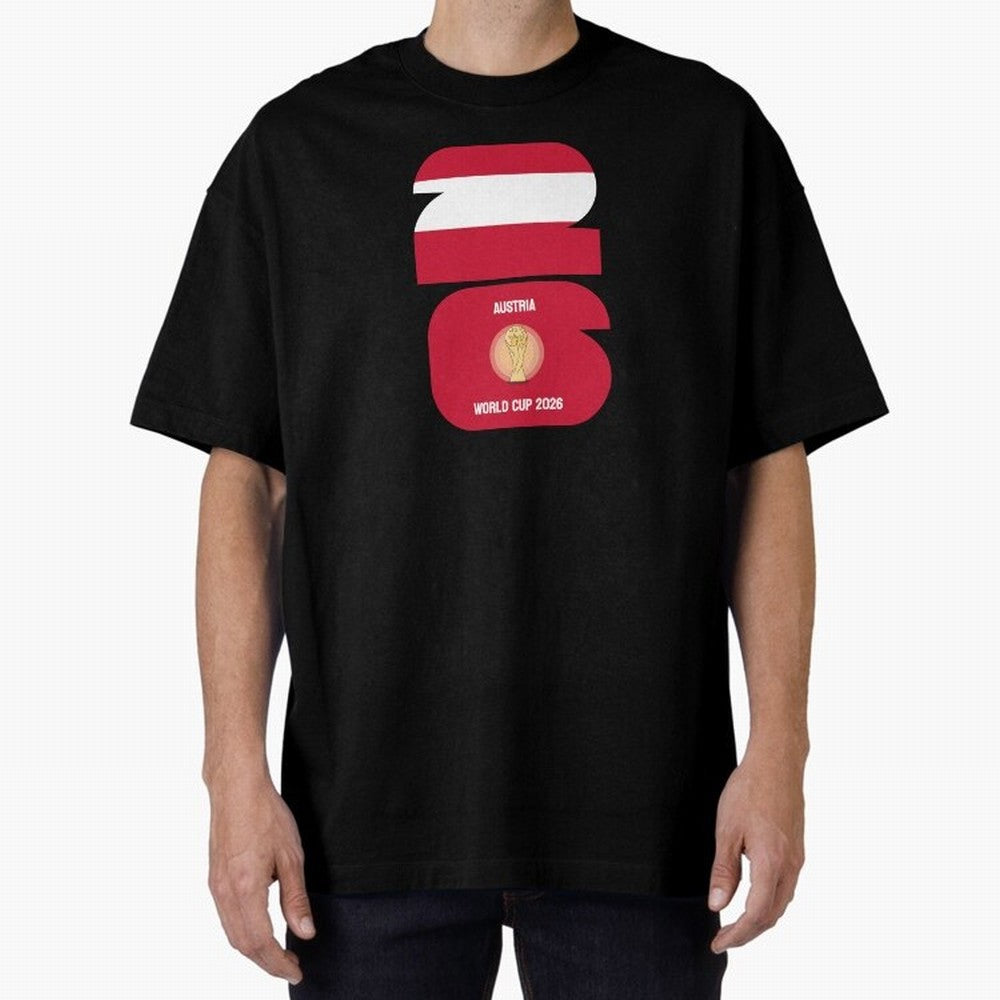 Austria: World Cup 2026 Classic T-Shirt Follow the Road to Global Football Passion for FIFA World Cup 2026 Group Stage, Inspired by Haaland, England, Goal Celebration Energy, Supporter Heritage, Football Icons and Worldwide Tournament Joy; Great