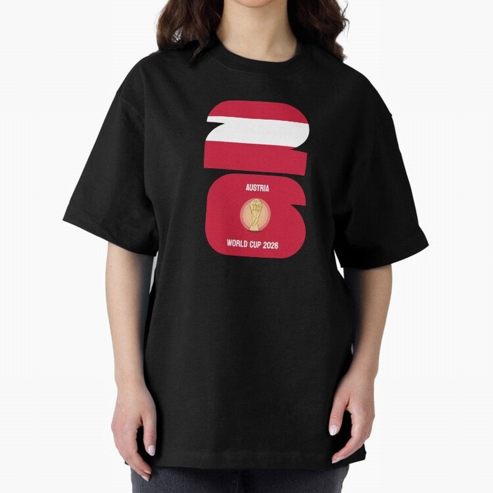 Austria: World Cup 2026 Classic T-Shirt Follow the Road to Global Football Passion for FIFA World Cup 2026 Group Stage, Inspired by Haaland, England, Goal Celebration Energy, Supporter Heritage, Football Icons and Worldwide Tournament Joy; Great