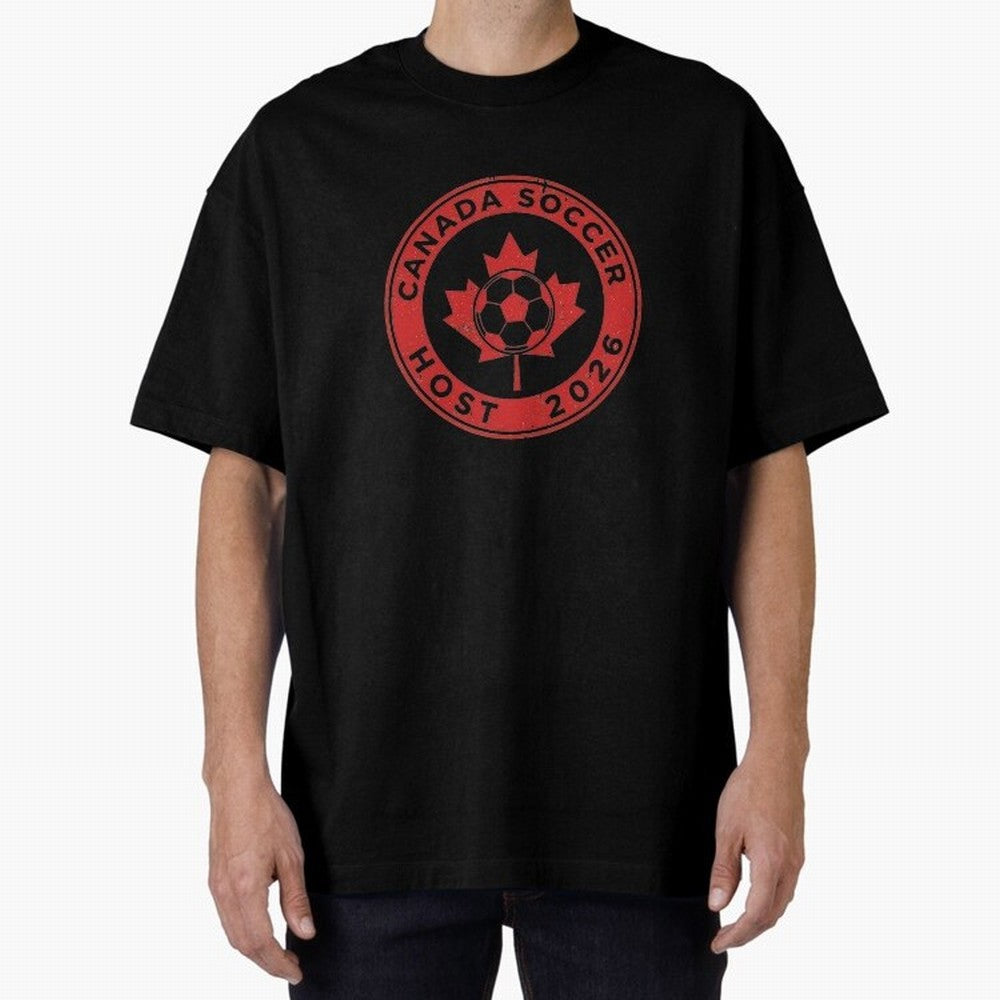 Canada Soccer Host 2026 Emblem Design T-Shirt_83133385 Classic T-Shirt Share the Excitement of FIFA World Cup 2026 for Fans of Messi, CR7 and Mbappe and Argentina, Bringing Supporter Pride, Iconic Celebrations, Legendary Names and Global Match Day