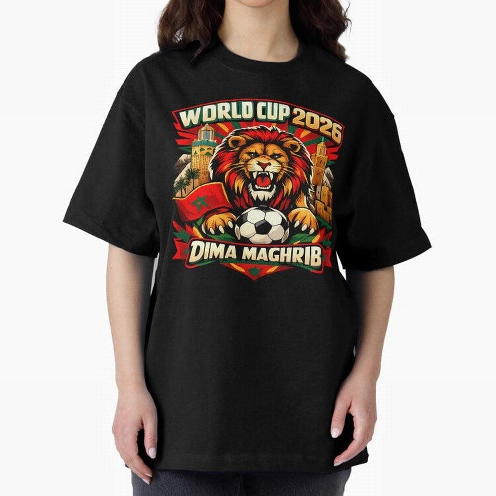World Cup 2026, Dima Maghrib, June 13, 2026, We Are Morocco, Go Morocco, Morocco vs Brazil, Morocco World Cup 2026, World Morocco, Maghrib Classic T-Shirt Celebrate the Magic of FIFA World Cup 2026 Spirit, with England, France and Netherlands,