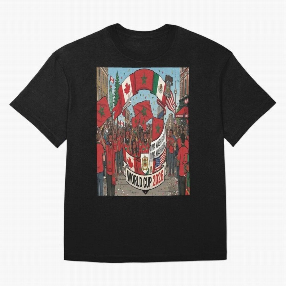 Morocco World Cup 2026 Classic T-Shirt Celebrate Classic Football Spirit in the FIFA World Cup 2026 Group Stage Journey through Neymar Highlights, Netherlands Pride, Supporter Pride, Iconic Celebrations, Legendary Names and Global Match Day Energy;