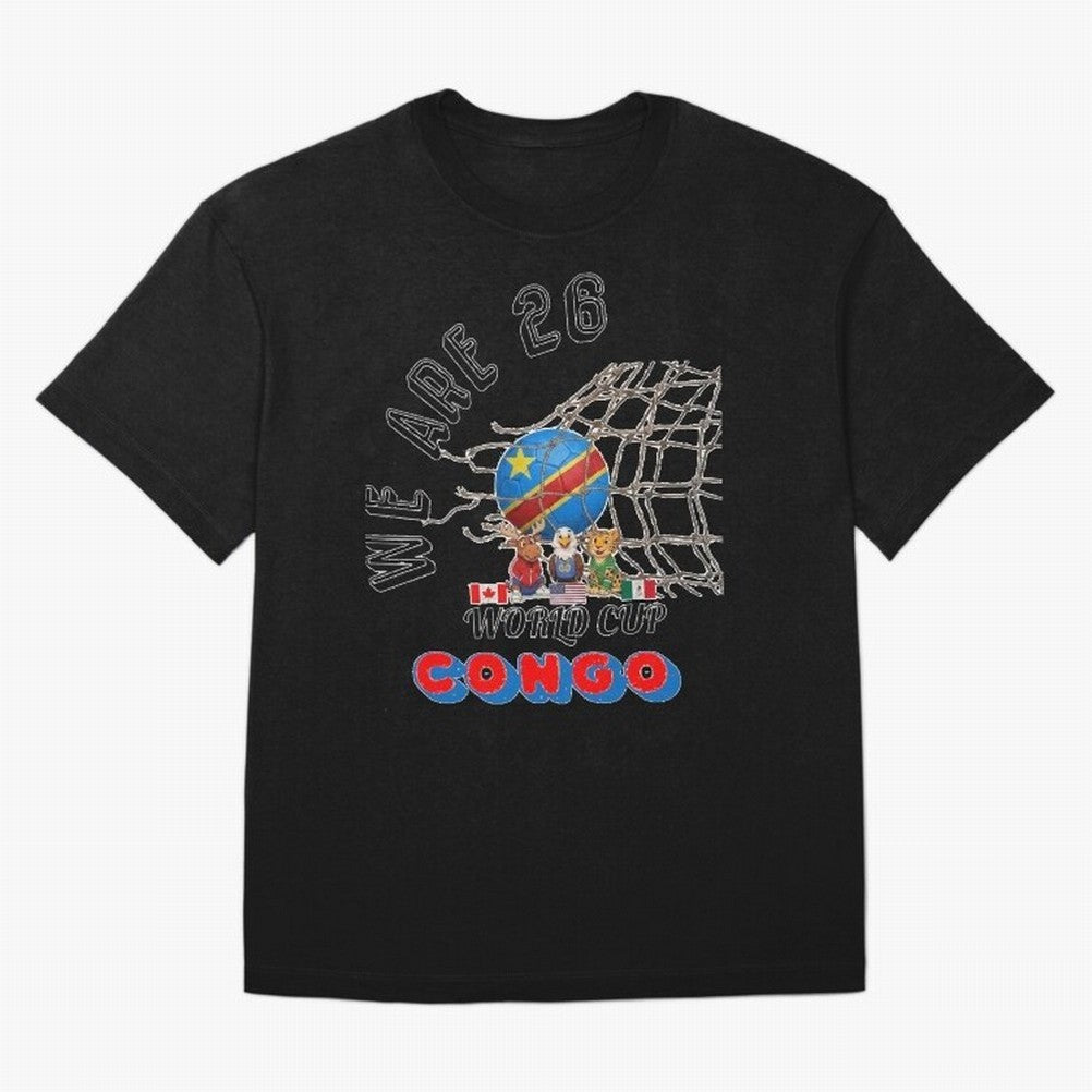 World cup 26 - Congo Classic T-Shirt Turn Football Passion into Match Day Hype around FIFA World Cup 2026 Group Stage, Haaland, Spain and Netherlands, Stadium Chants, National Pride, Trophy Dreams and Unforgettable Football Memories; Great for