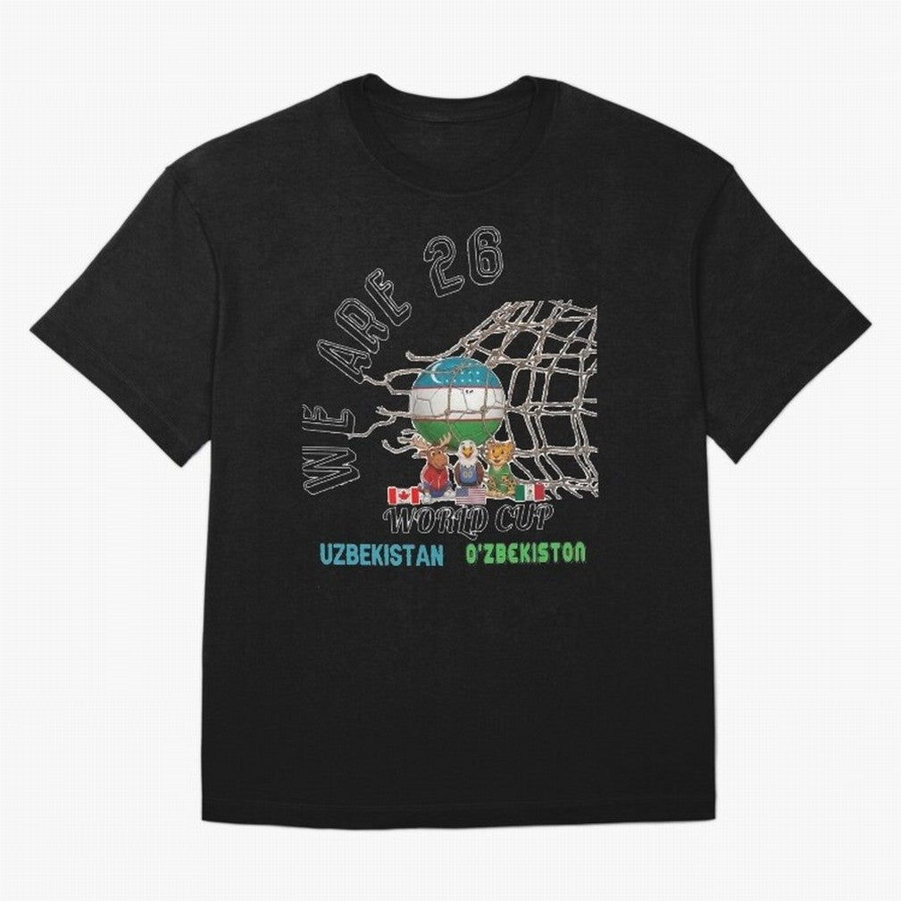 World cup 26 - Uzbekistan Classic T-Shirt Carry the Colors and Pride of FIFA World Cup 2026 Group Stage for Fans of CR7 and Messi and Germany, Bringing Worldwide Fan Energy, Dramatic Goals, Stadium Lights and Championship Celebrations; Perfect for