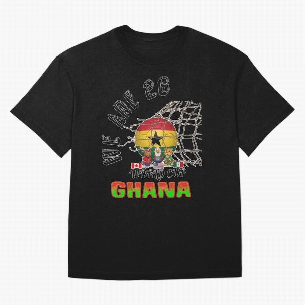 World cup 26 - Ghana Classic T-Shirt Capture Stadium Memories from the FIFA World Cup 2026 USA Canada Mexico Journey through CR7 Highlights, France and Portugal Pride, Football Passion, Legendary Performances, Festival Vibes and Supporter