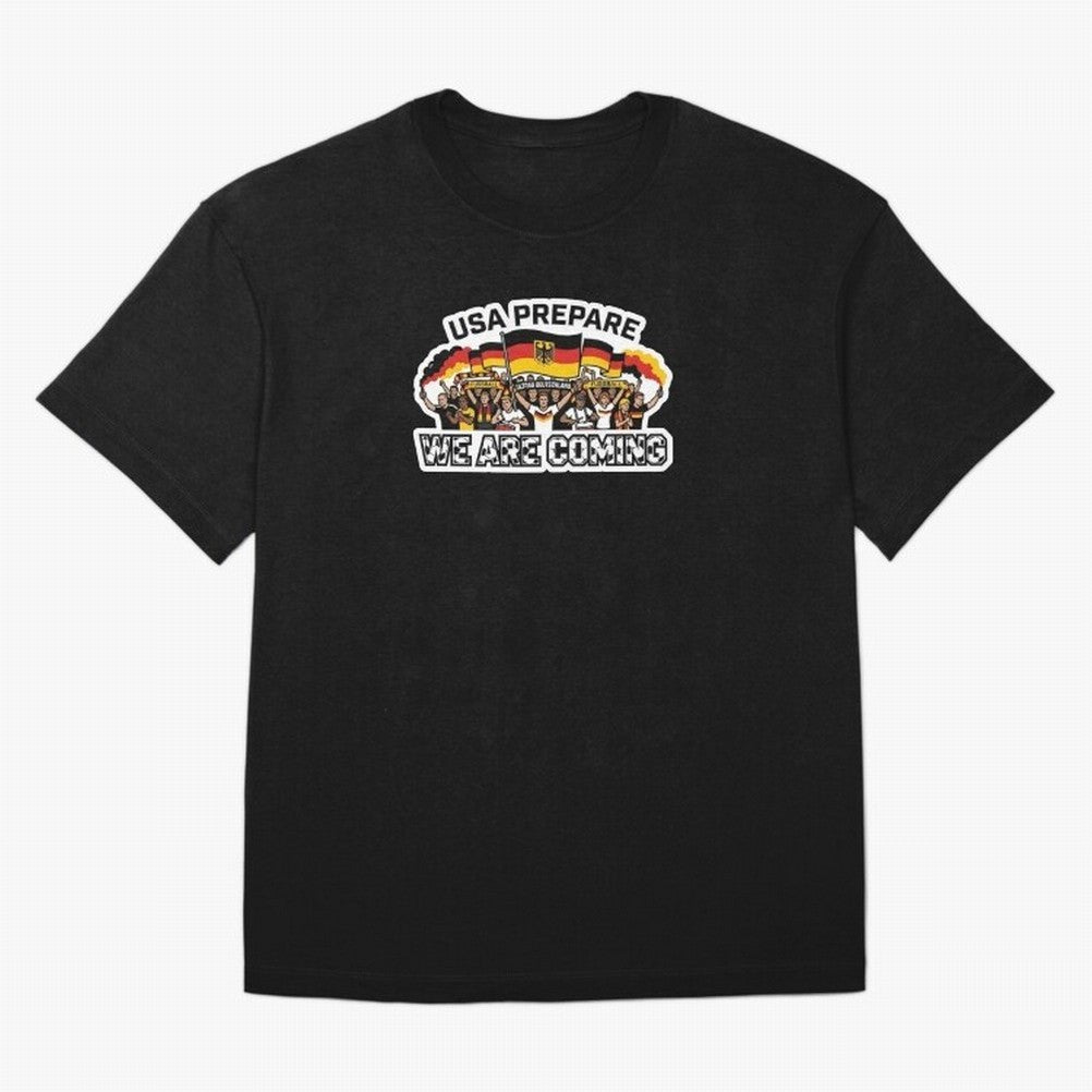 Germany Soccer Fans 2026 Sticker We Are Coming Classic T-Shirt Create FIFA World Cup 2026 Group Stage for Fans of Neymar and Brazil, Portugal and Argentina, Bringing Classic Soccer Heritage, Championship Pressure, Fan Loyalty and International