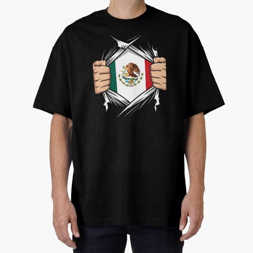 Mexico Flag Ripped Shirt Football Fan Classic T-Shirt Celebrate Rivalries and Pride in Match Day Hype around FIFA World Cup 2026, Haaland and Mbappe, France, Fan Favorite Moments, National Team Passion, Big Match Drama and Soccer History; Perfect