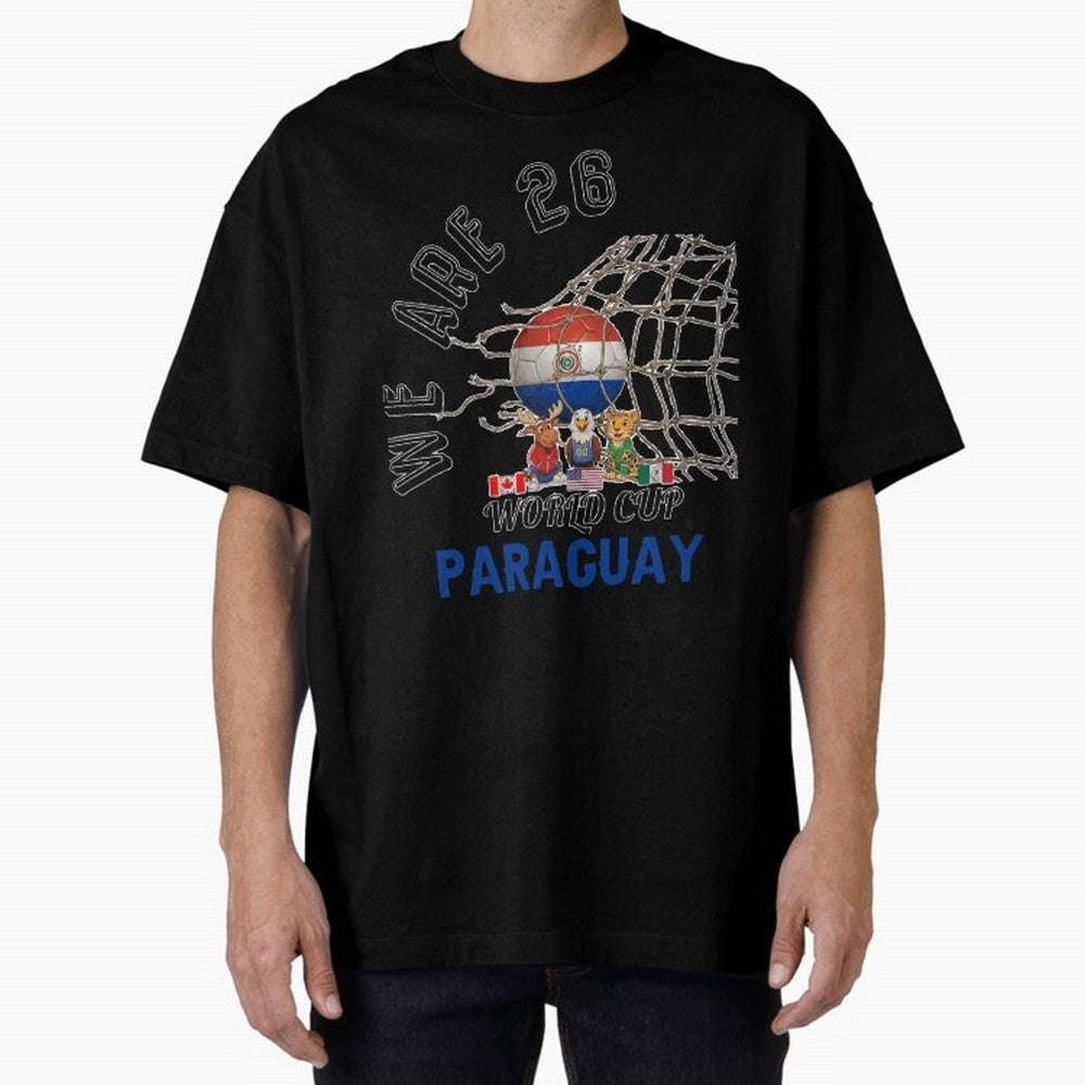 World cup 26 - Paraguay Classic T-Shirt Celebrate FIFA World Cup 2026 Spirit, Inspired by Argentina, France and Brazil, Neymar, Global Supporter Spirit, Legendary Goals, National Colors and Tournament Celebration; Ideal for Passionate Fans Who Love