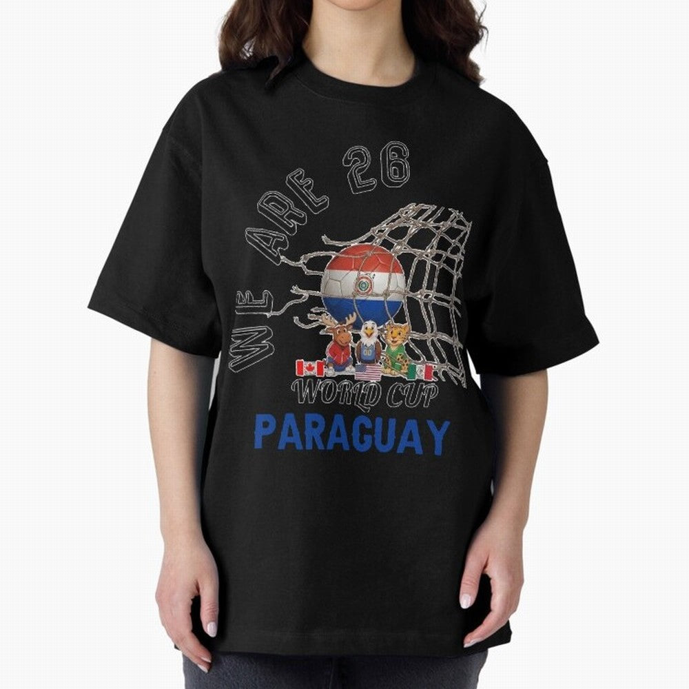 World cup 26 - Paraguay Classic T-Shirt Celebrate FIFA World Cup 2026 Spirit, Inspired by Argentina, France and Brazil, Neymar, Global Supporter Spirit, Legendary Goals, National Colors and Tournament Celebration; Ideal for Passionate Fans Who Love