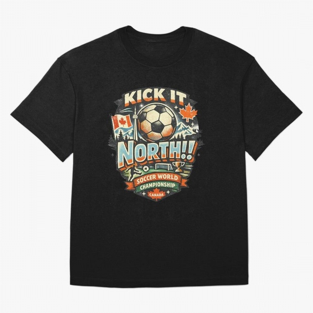 World Championship Canada Classic T-Shirt Celebrate Soccer Greatness during FIFA World Cup 2026 Group Stage Spirit, Built around Portugal, Spain and Germany, Cristiano Ronaldo, Retro Football Energy, Iconic Rivalries, Trophy Chase Drama and Stadium
